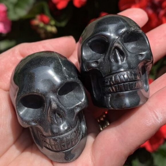 Hematite Skull - Picture 2 of 2